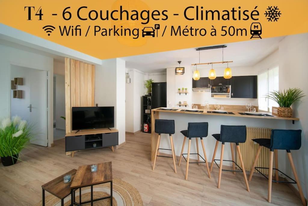 Appartement Fully Equipped With Parking 6 Beds